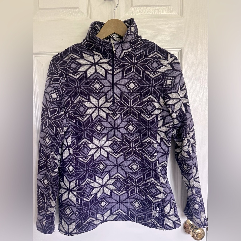 Spyder Quarter zip knit fleece